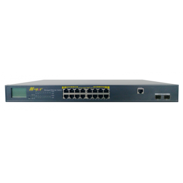 Managed 16 Ports POE Switch Gigabit