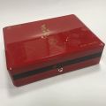 Caja de regalo de té rojo estuche de almacenamiento de té de madera