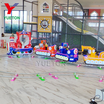 Kids 5 Seats Amusements Rides CE Certificate Baby Playing Train Toys Park Luxury Model for Indoor Electric Train for Sale 220V
