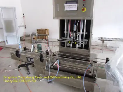 cooking Oil refinery filling