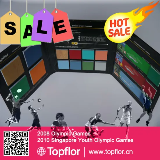 Topflor sports flooring swatches books 8mm vinyl sports flooring