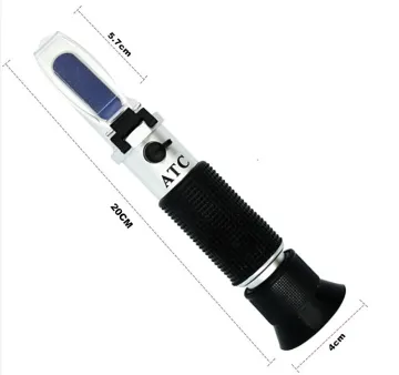 Alcohol Refractometer with ATC for Spirit Alcohol Volume Percent Measurement