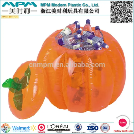 PVC Inflatable Pumpkin shape Beer Cooler