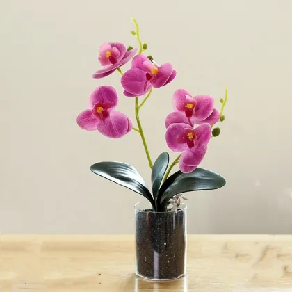 Artificial Orchid Plant for Wedding, Party, and Home Office Decor