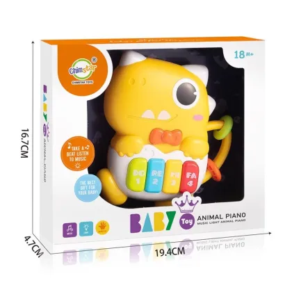 Baby Toys: Early Education Finger Dinosaur Music Piano Exploration Toy