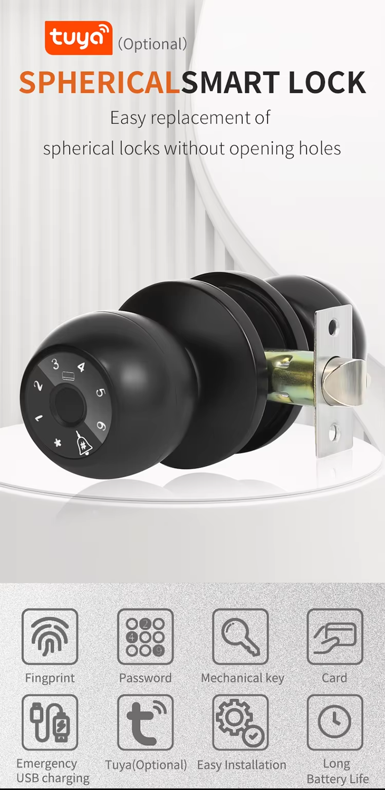 7 smart knob door lock