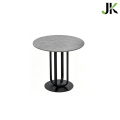 Table basse ronde en fer forgé