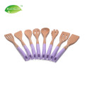 Juego de utensilios de cocina de madera premium