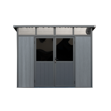 New Design M Series 7' x 7' Garden Shed for Outdoor Tool Storage