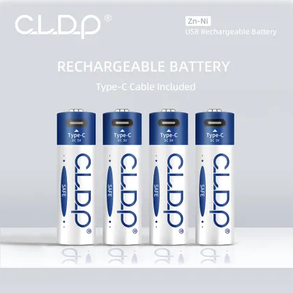 CLDP Zn-Ni 1.6V 2000mWh USB AA Rechargeable Batteries