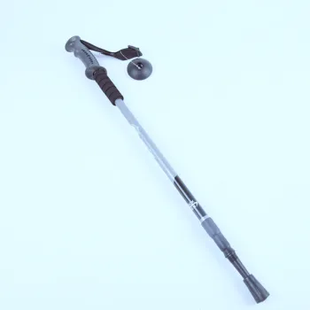 Ultralight Carbon Hiking Stick: Folding and Stretching Trekking Pole for Mountains