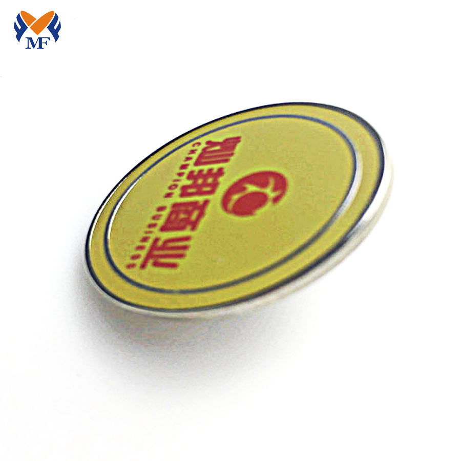 Metal Epoxy Badge