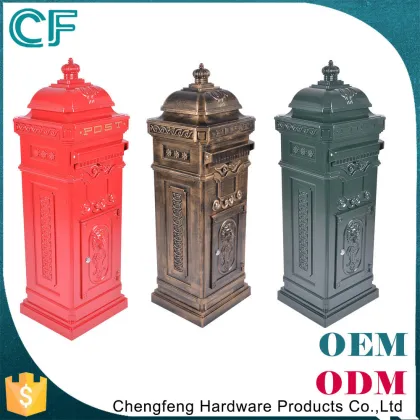 Top Quality Standing 100% Original Material Handmade Mailboxes