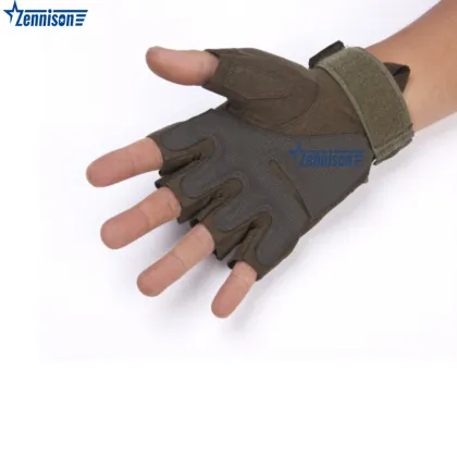 Men's Knuckle Protective Training Gloves - Fingerless Tactical Gloves