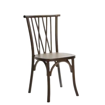 New Style Banquet Bistro Wood Dining Stackable Cross Back Chair" could be shortened to:

"Wood Dining Chair Banquet Bistro Stackable Cross Back" 

However, for better SEO, we might want a more concise and keyword-rich title. Here is a suggestion:

"Banque