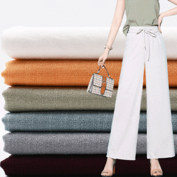 Imitation Linen Fireproof Cotton-Polyester Blended Fabric