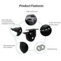 Hochleistungs-Schwenkbremse Casters Dicked Black PP Wheel