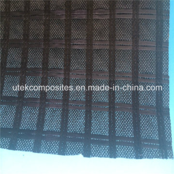 Polyester Reinforcement Grid with Nonwoven Geotextile Backing