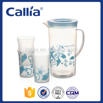 Callia High Quality plastic water kettle with lid for restaurant/hotel/household