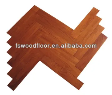 fishbone/herringbone teak parquet flooring