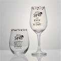 China transparent wine glass set for Christmas Factory