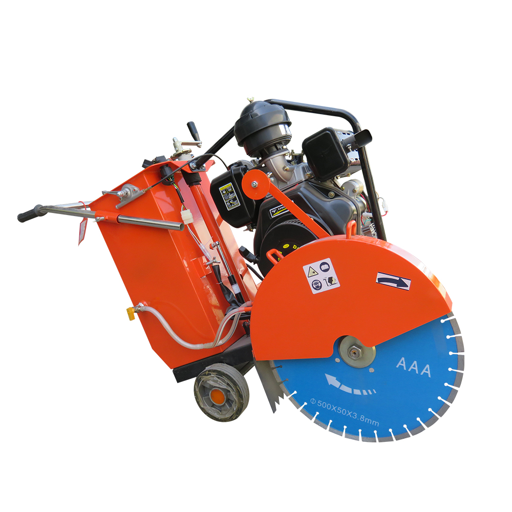 FQG-400 Gasolina Hand Push Road Saw Cuttador de pavimento de concreto