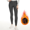 Leggings ecuestres de mujeres de silicona gris