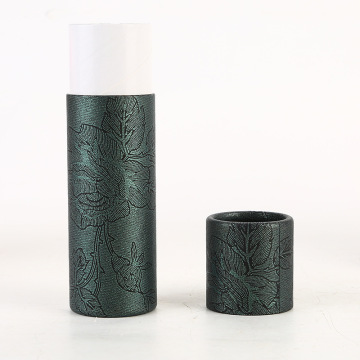 Custom Printing Candle Texture Paper Round Tube Box