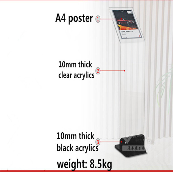 A3 acrylic poster holder
