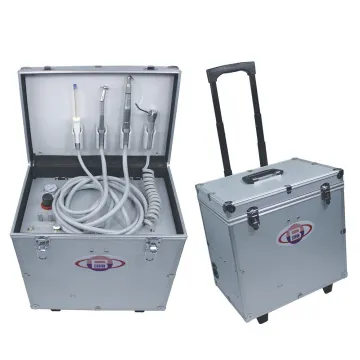 Portable Mobile Dental Unit BD-402 with Air Compressor and Suction System - 4 Hole 2 Hole