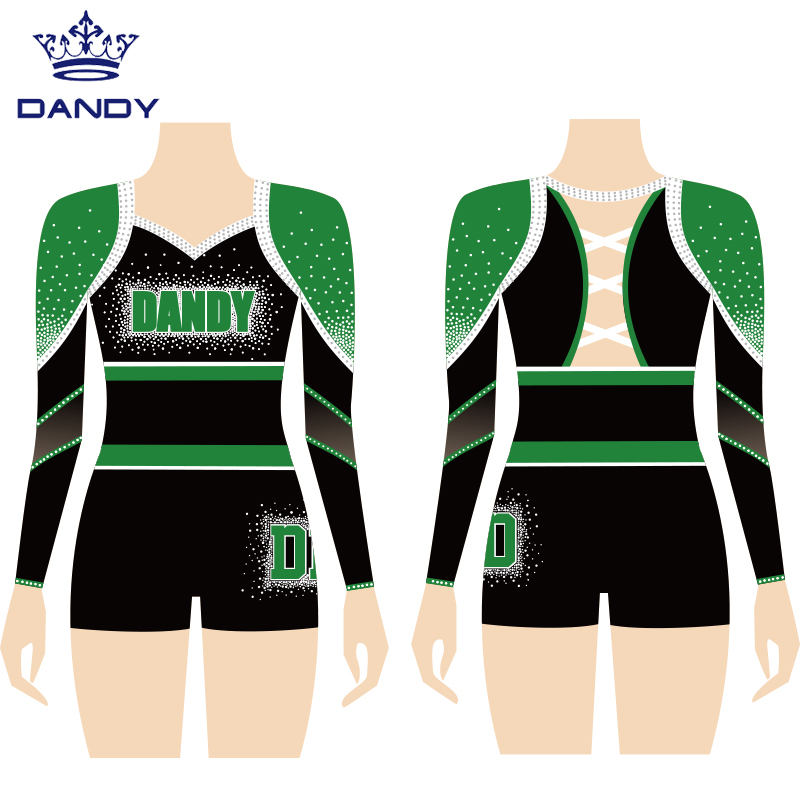 Custom cross back cheer uniforms