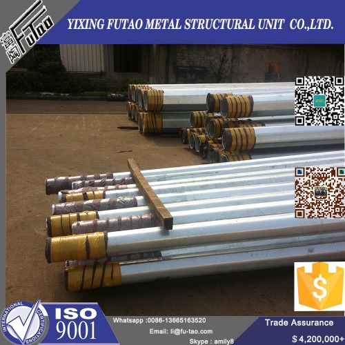 Quality Galvanized Steel Electric Steel Tubular Pole