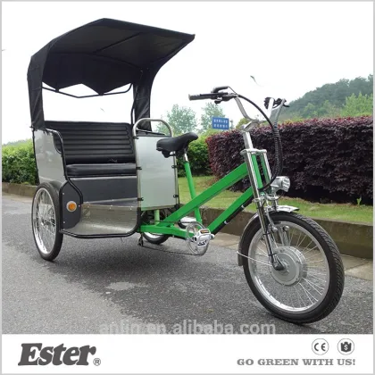 ESTER Electric Drive Pedicab Rickshaw with motor, Shimano,tektro