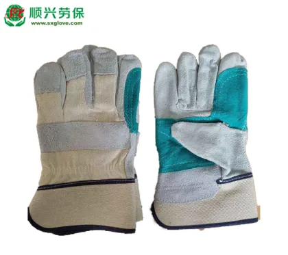 Split Leather Double Palm Work Gloves