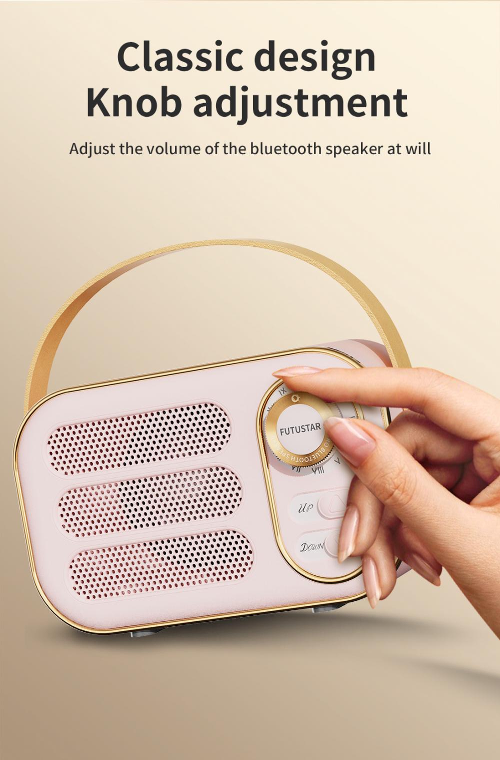 Dw13 Mini Retro Bluetooth Speaker 6