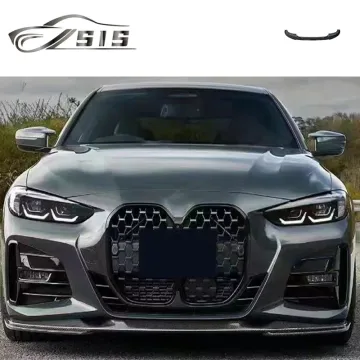 2020 BMW 4 Series G22 G23 3D Front Bumper Lips and Diffuser Bumpers Cover - G22 G23 Plastic Material Auto Spoiler Upgrade