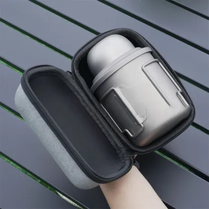 Pure Titanium Travelling Tea Set