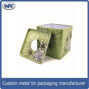 Table tin tissue box