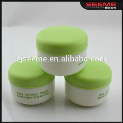 round cosmetic pp baby skin whitening facial cream jar