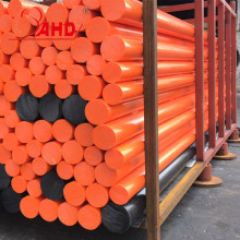 အချင်း 15-400mm လိမ်မော်ရောင် Pe HDPE Polyethylene Rods