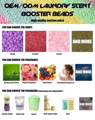 Wash laundry scent booster beads