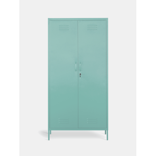 Metal Wardrobe Closet with Hanging Storage Solutions