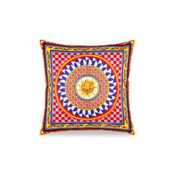 Comfortable New National Style Square Pillow for Sofa and Living Room