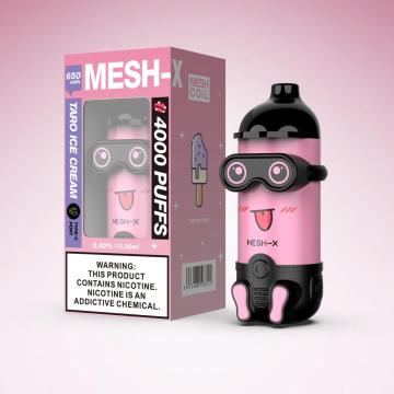 Rechargeable ​MESH-X 4000 Puffs Disposable Vape Kit