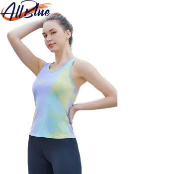 ALLBLUE Summer Slimming Women's Vest for Outdoor Tennis, Badminton, Running, and Marathon
