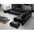 Comfort Sleek Leather Sectional Sofa