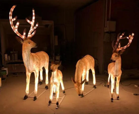 FRP Landscape Deer Lights