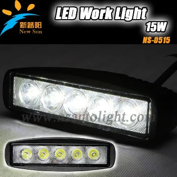 LED Work Light 15W Driving Fog Light Flood beam Off Road ATV UTV JEEP