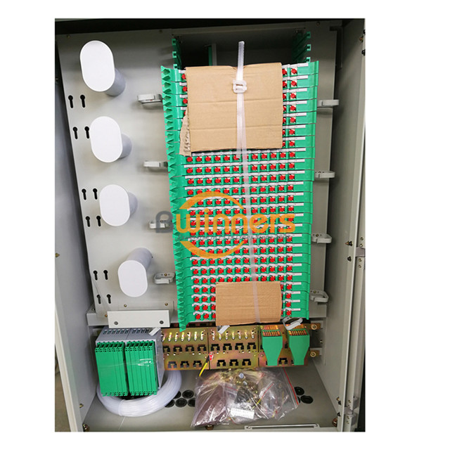 Outdoor Fiber Optic Cross Connecting Cable Cabinet