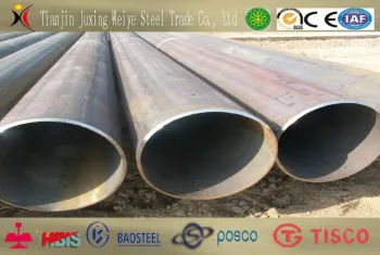 Astm A53 St52 Erw Welded Steel Pipes , Hot Rolled Black Welded Steel Tubing